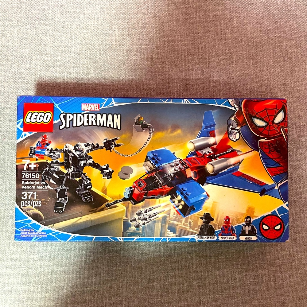 UNOPENED LEGO SPIDER-MAN SPIDERJET vs VENOM MECH SET